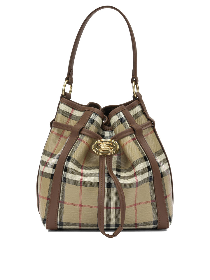 Burberry Check Shoulder Bags - Beige | 4fce6a723898428e8ff7d6f8f12a579b9f0a1bd5