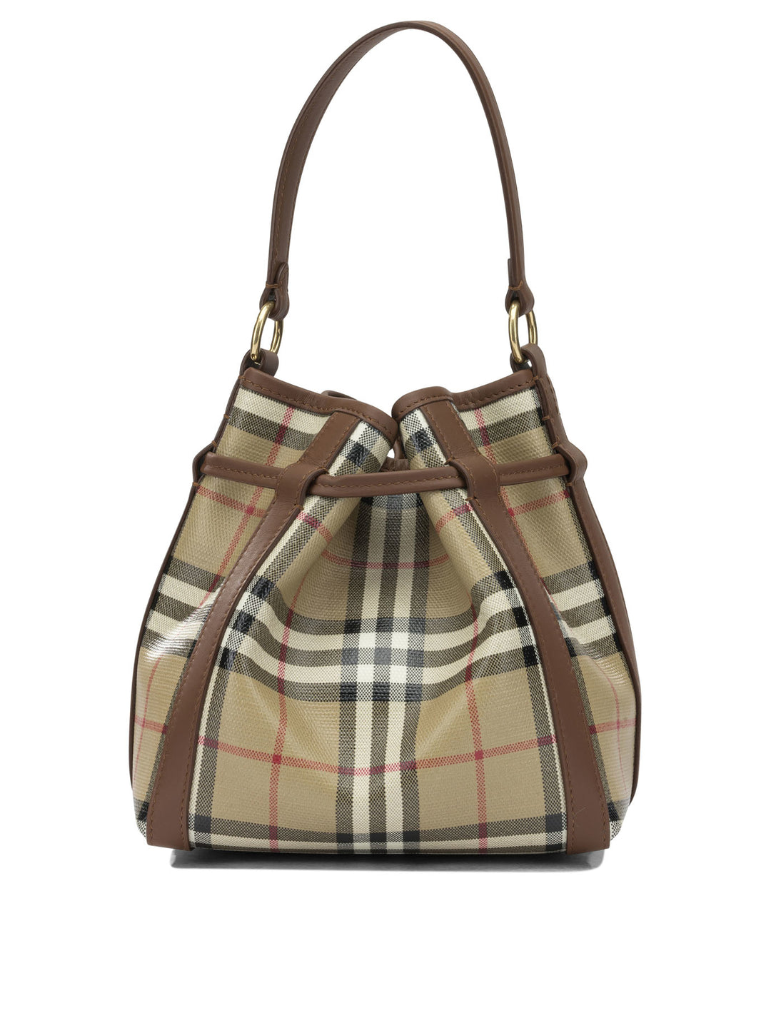 Burberry Check Shoulder Bags - Beige | 2ec049da3b3e113f07151064d0efc124ea4059f1