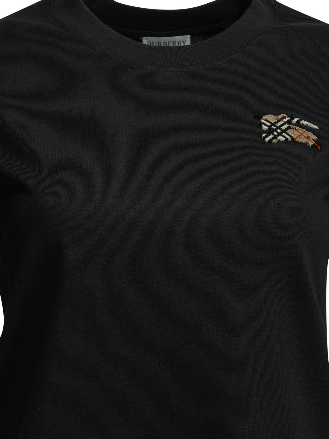 Burberry Knight Check T-shirts - Black | 2e9519ad455a787d2118f566f4c7b3f2d73b128b