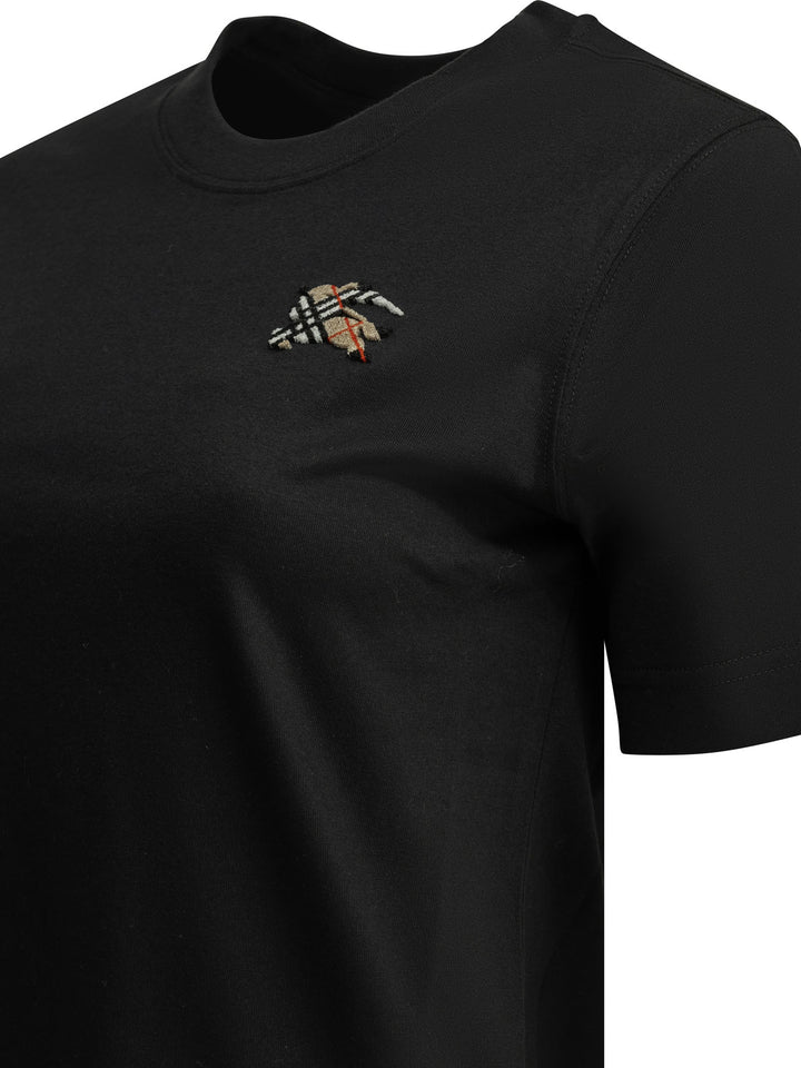Burberry Knight Check T-shirts - Black | d1de28839c914516f8570fc3b5dda74db338248b