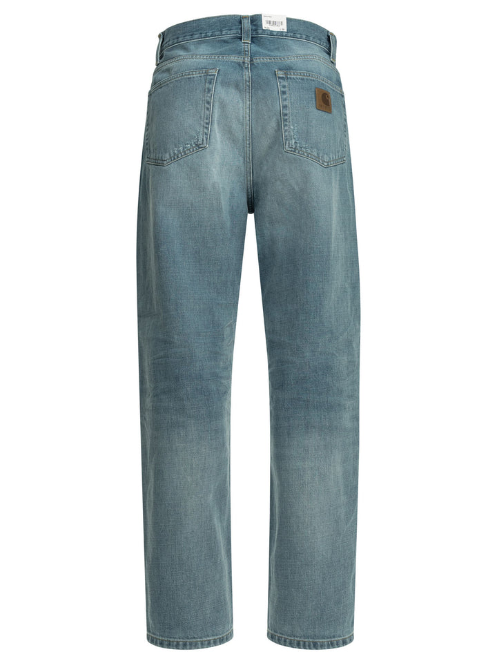Carhartt Wip Aaron Jeans - Light blue | 0386400ed321f2fcb9cdeefdcf9b10bb7a1e7817