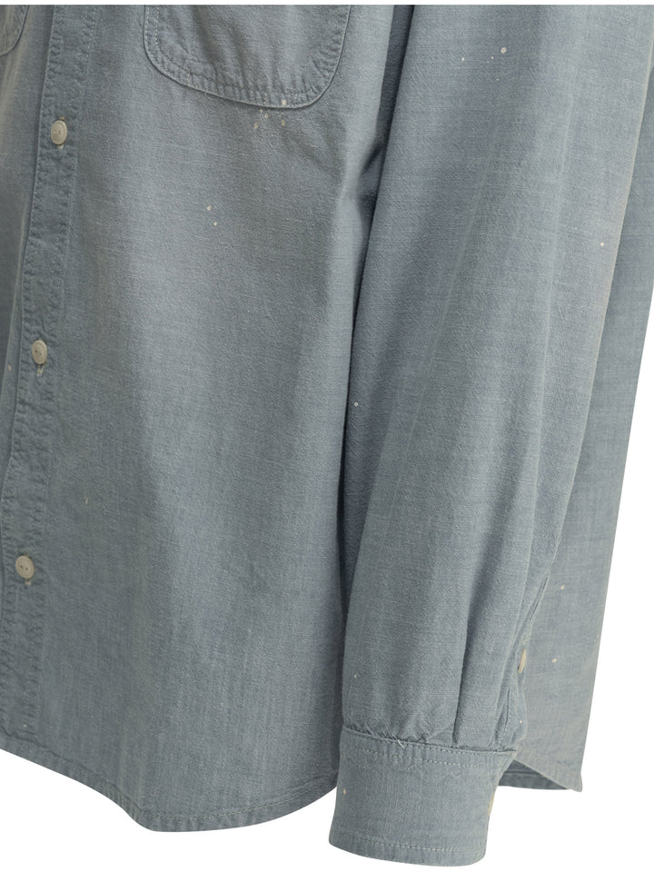 Carhartt Wip Painter Shirts - Light blue | c863ec5bb426a3e571e94a71dada46dc0ff35eae