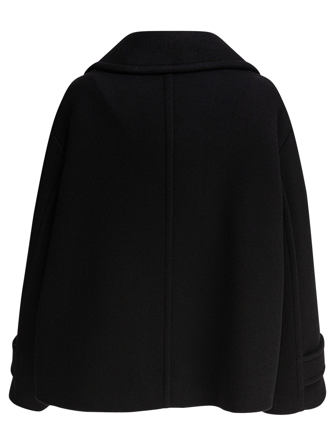 Chloé Short Wool Coat Jackets and Coats - Black | 05f27408a723cc964ef421f4cfdfbd42c9c21d4c