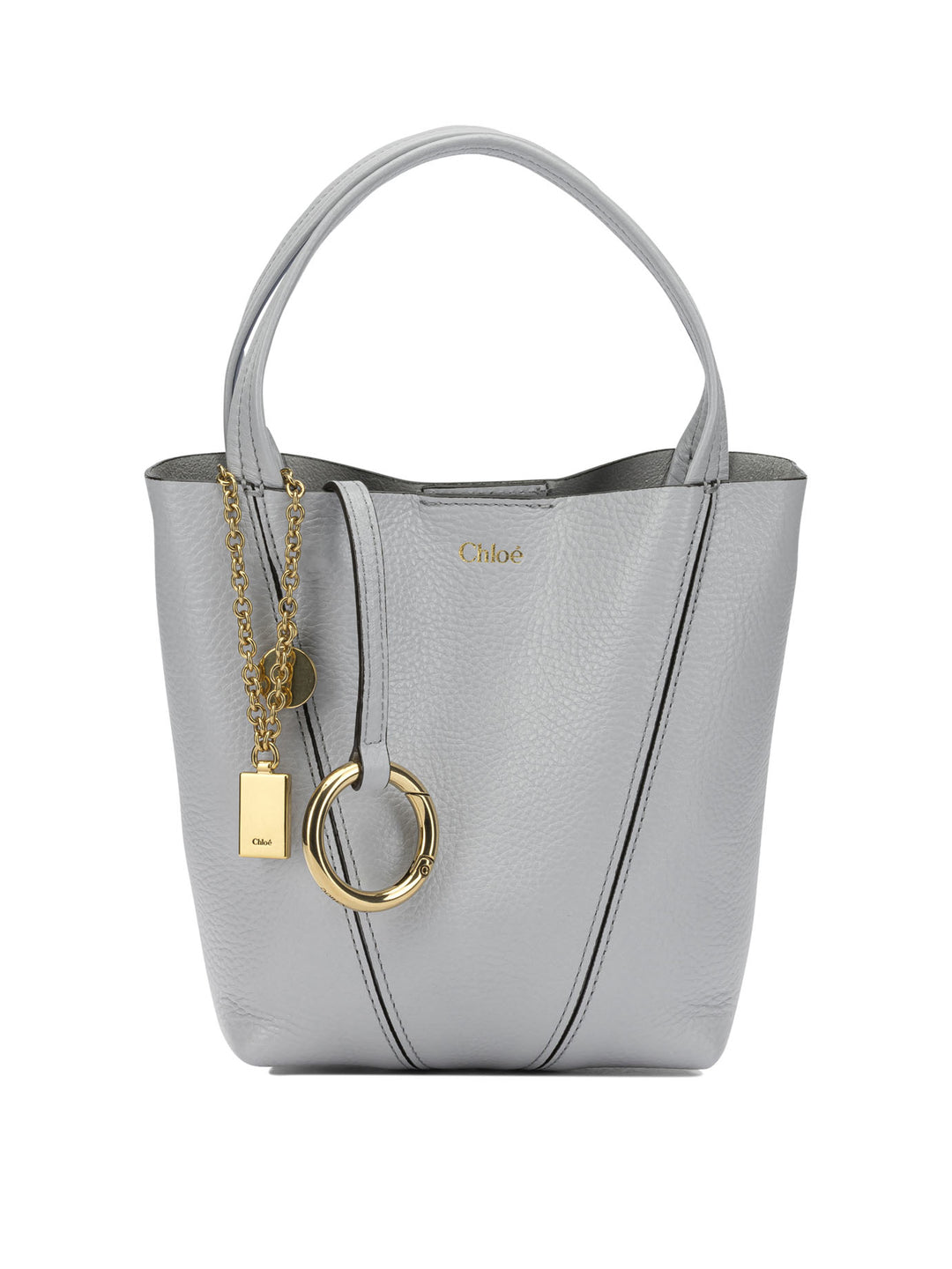 Chloé Spin Shoulder Bags - Grey | 579f02959938b7fa93b3f42417b704b2dec6e171