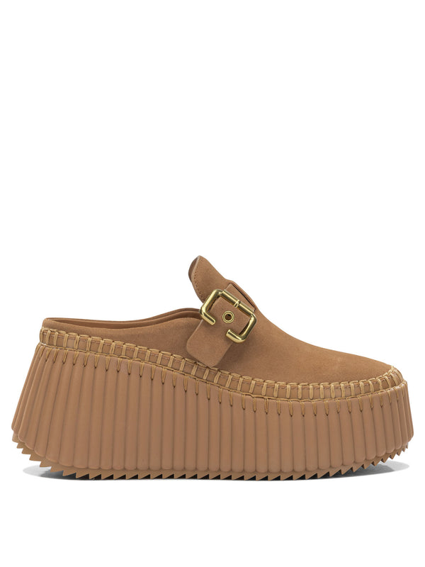 Nama Heeled Shoes Brown