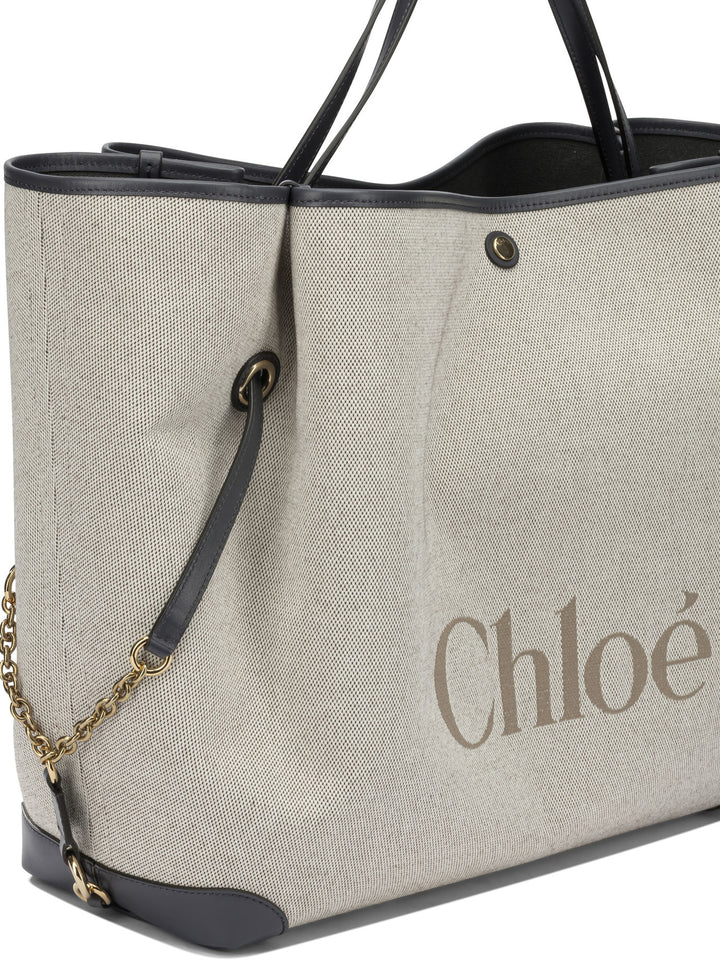 Chloé Clover Shoulder Bags - Blue | ee31f00930974e0323dadef4a67053c48180dd61