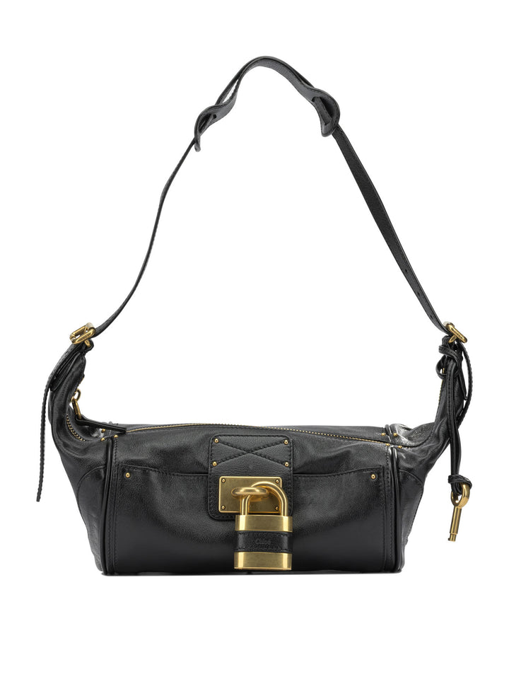 Chloé Paddington Shoulder Bags - Black | 976a9d34ee7576e2c52cea7ed3c486b435f4a85d