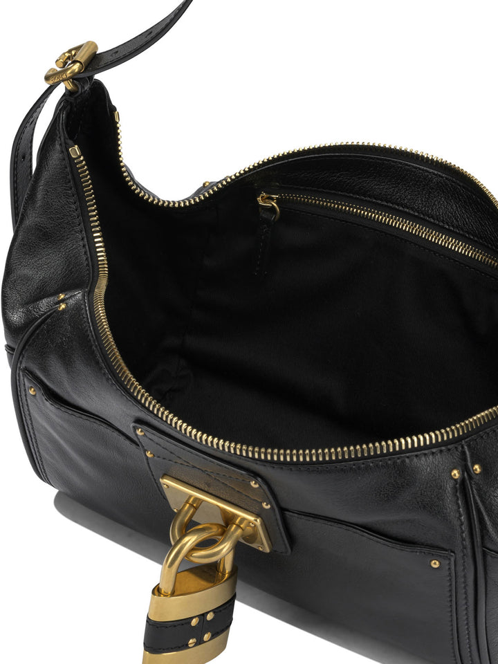 Chloé Paddington Shoulder Bags - Black | e6fe529b2dbc5d5d26593fda612f00723a8fae9b