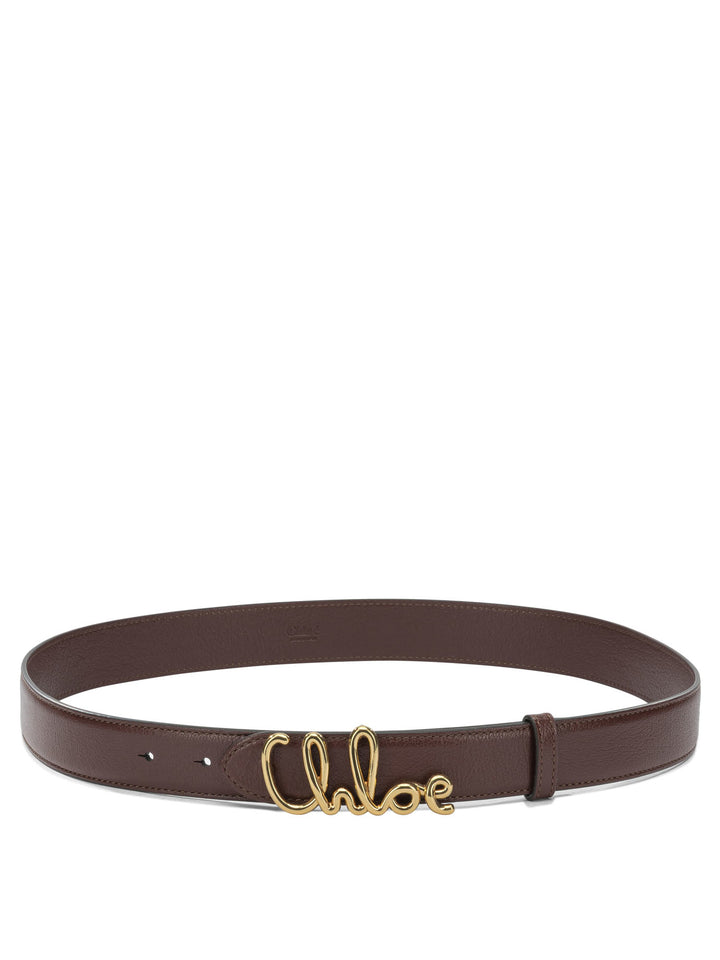 Chloé Chloé Iconic Belts - Brown | 42aa3cc0e4cf1448a8c7e39d01ceb283cc3e1968