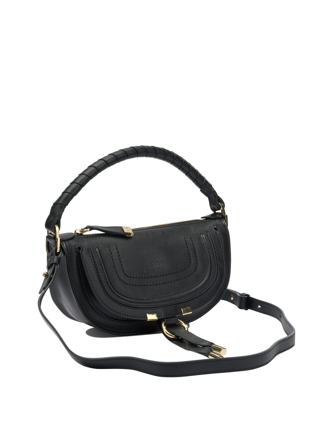 Chloé Marcie Shoulder Bags - Black | 575d9ed164ab2c1fb1b9c02f6c8b9989baf57d84