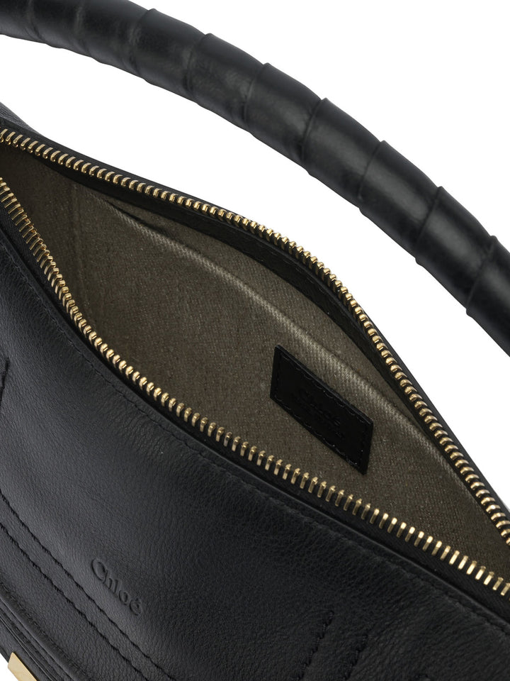 Chloé Marcie Shoulder Bags - Black | 3fc46efbfd596567aa237bd48a009c72e71ce3e6