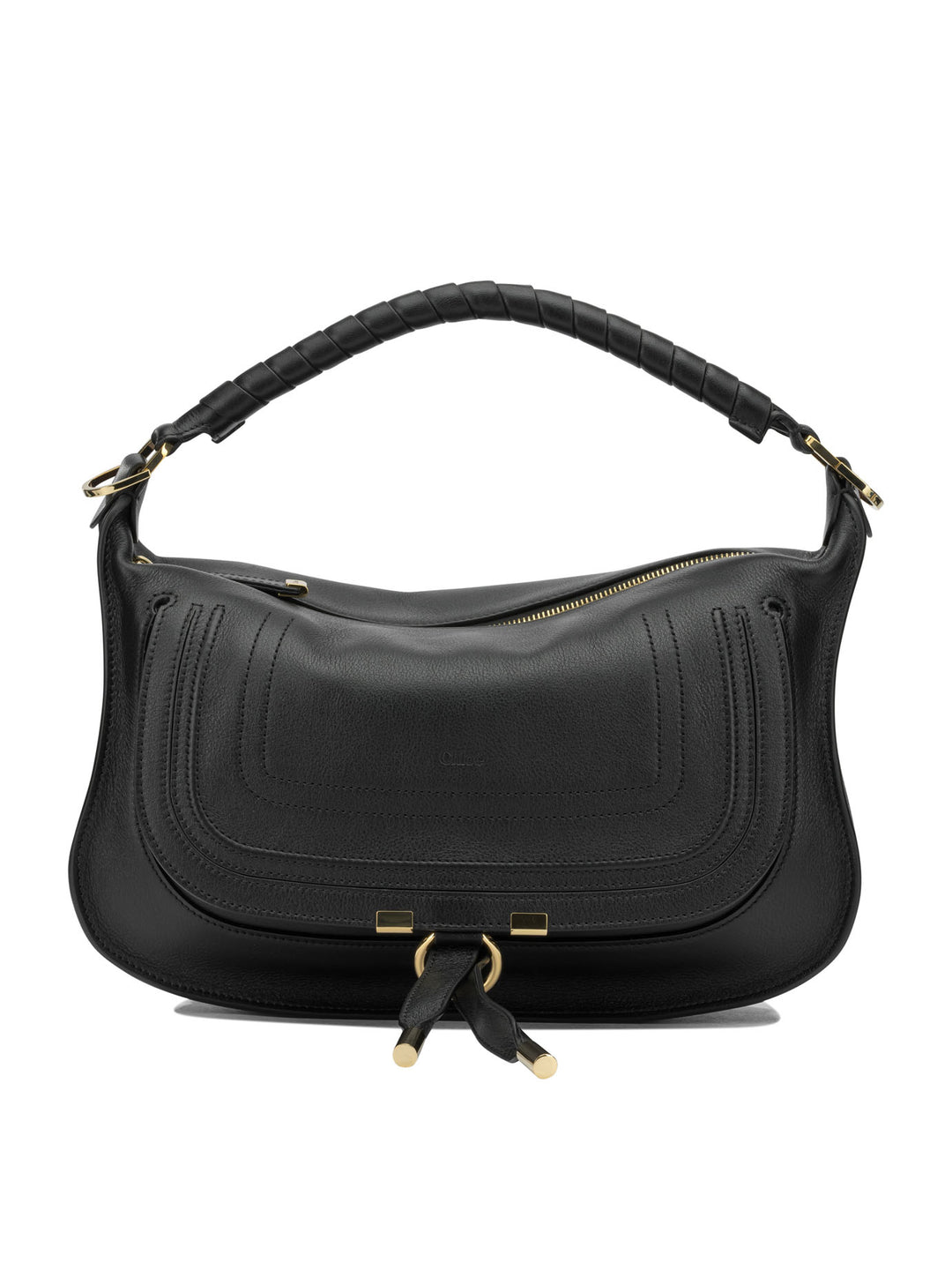 Chloé Marcie Shoulder Bags - Black | 41c44254c55b4fab1a3f48c0639a684ec52a5506