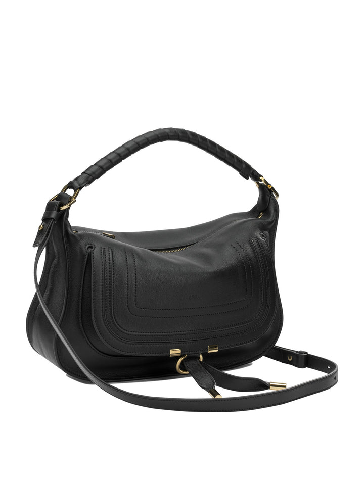 Chloé Marcie Shoulder Bags - Black | 561d26ca95b0ea0f3ba12f967eabc92485bd7b0f