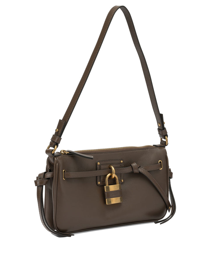 Chloé Paddington Sling Shoulder Bags Brown