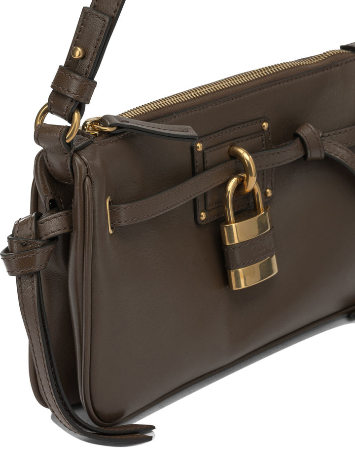 Chloé Paddington Sling Shoulder Bags Brown