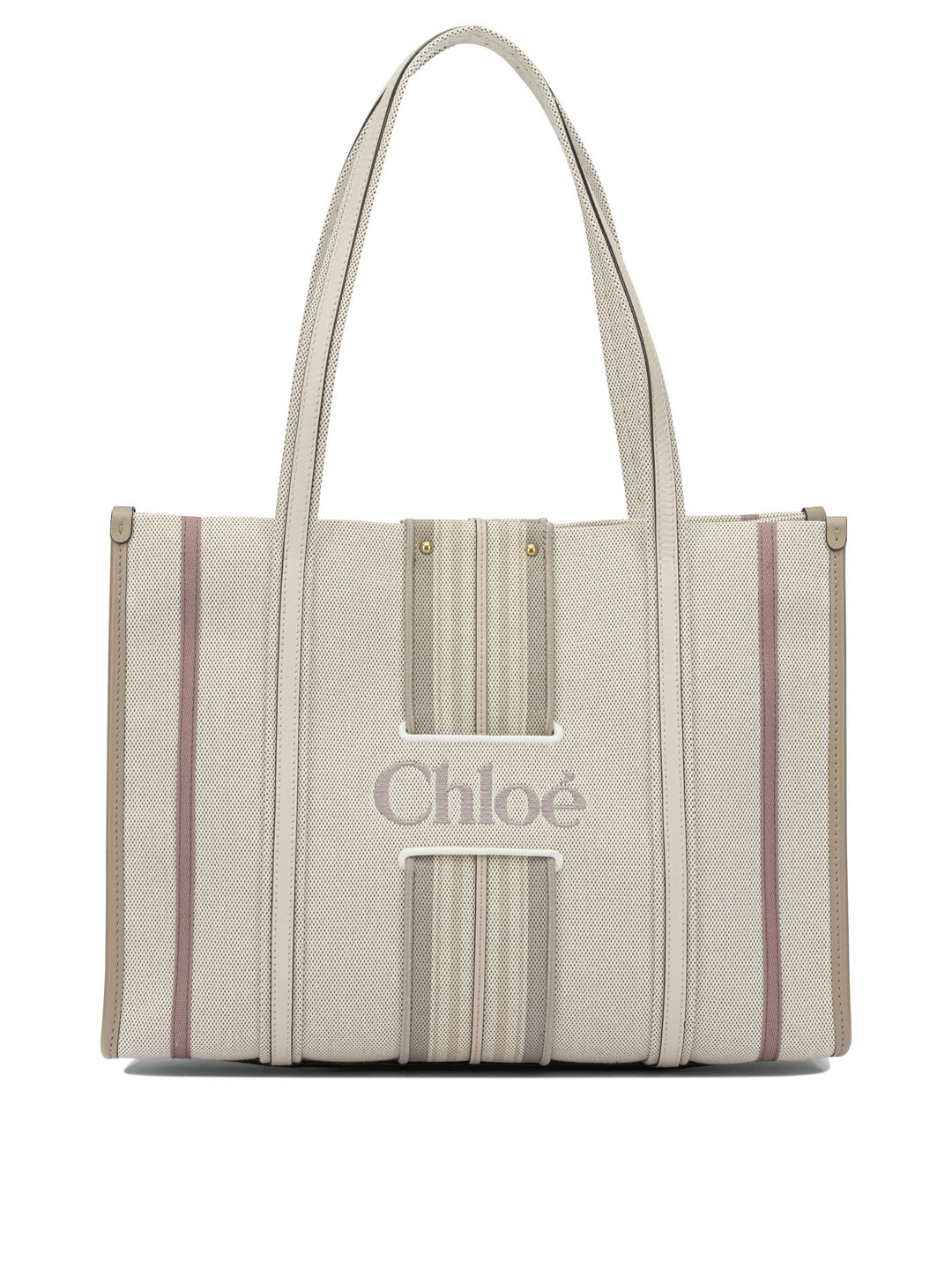 Chloé Woody Loop Shoulder Bags Pink