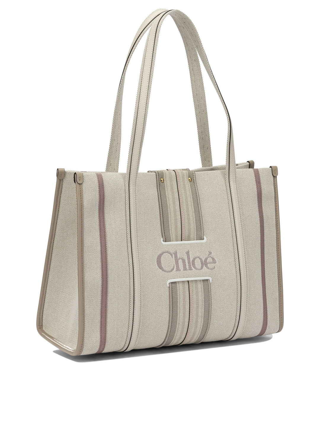 Chloé Woody Loop Shoulder Bags Pink