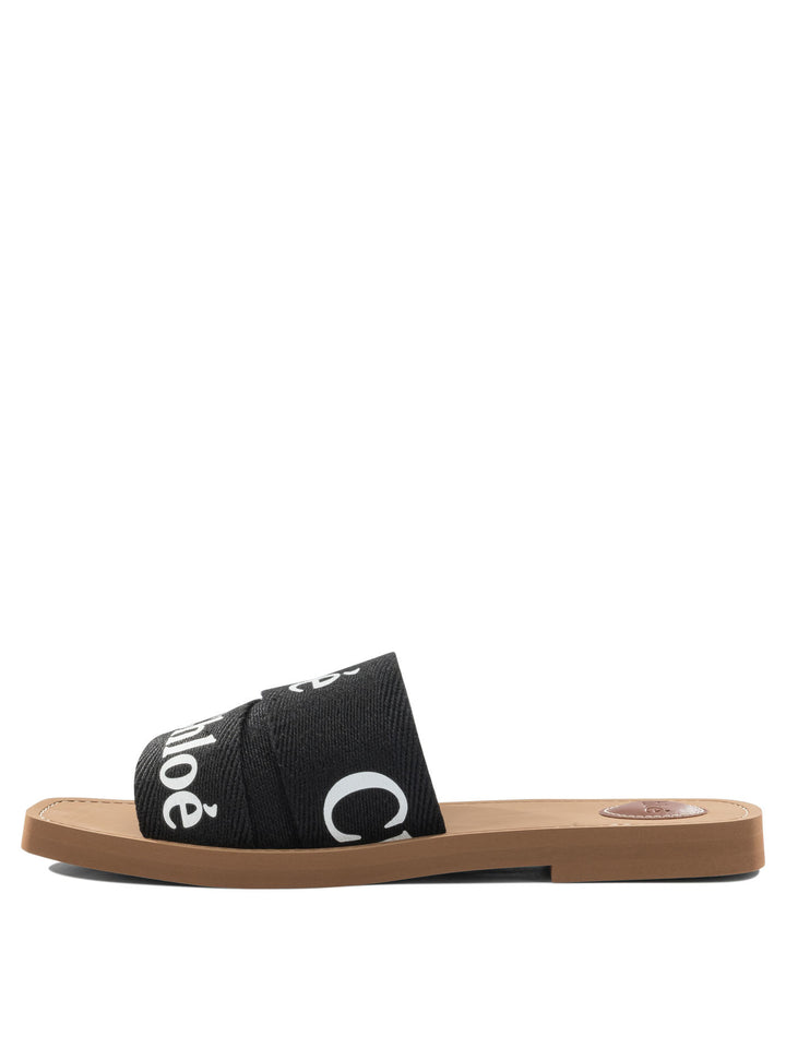 Chloé Woody Sandals - Black | 1d2fe834eeddcc2e1459592dddc27d5e78d1a1e1