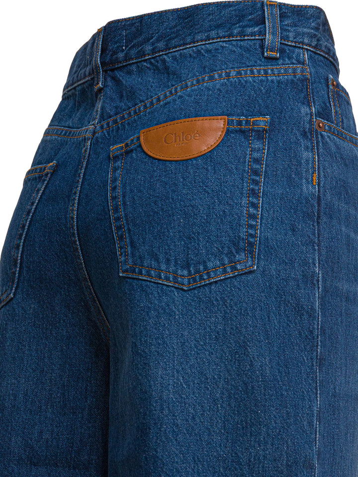 Chloé Wide Leg Jeans - Blue | 2ef31f8b0e2292b57dd03f63f9c251bc8abba429