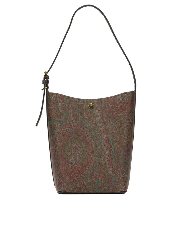 Etro Essential Shoulder Bags Brown