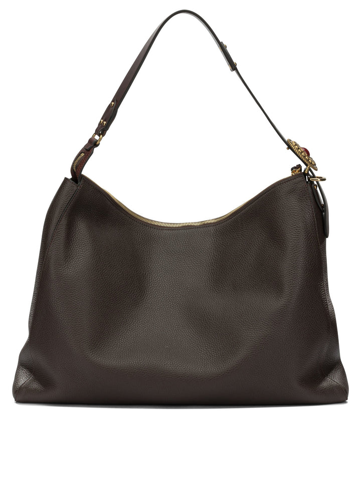 Etro Large Leather Shoulder Bag Shoulder Bags - Brown | ae5a844d90f4da5a9187ba309545f80d457cdf36
