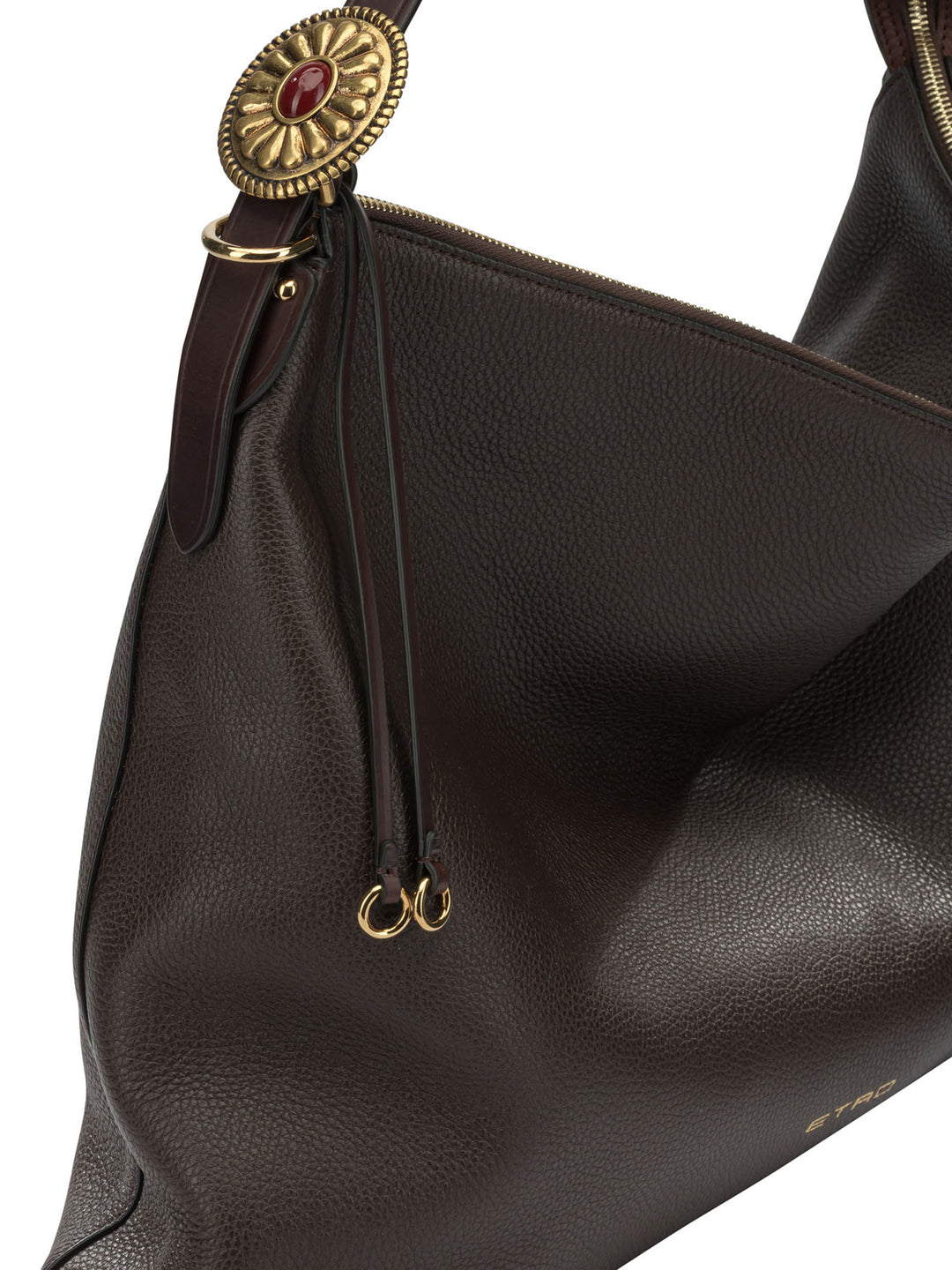 Etro Large Leather Shoulder Bag Shoulder Bags - Brown | 5455170b926ce2487f8cb0a882445f2d2519f128