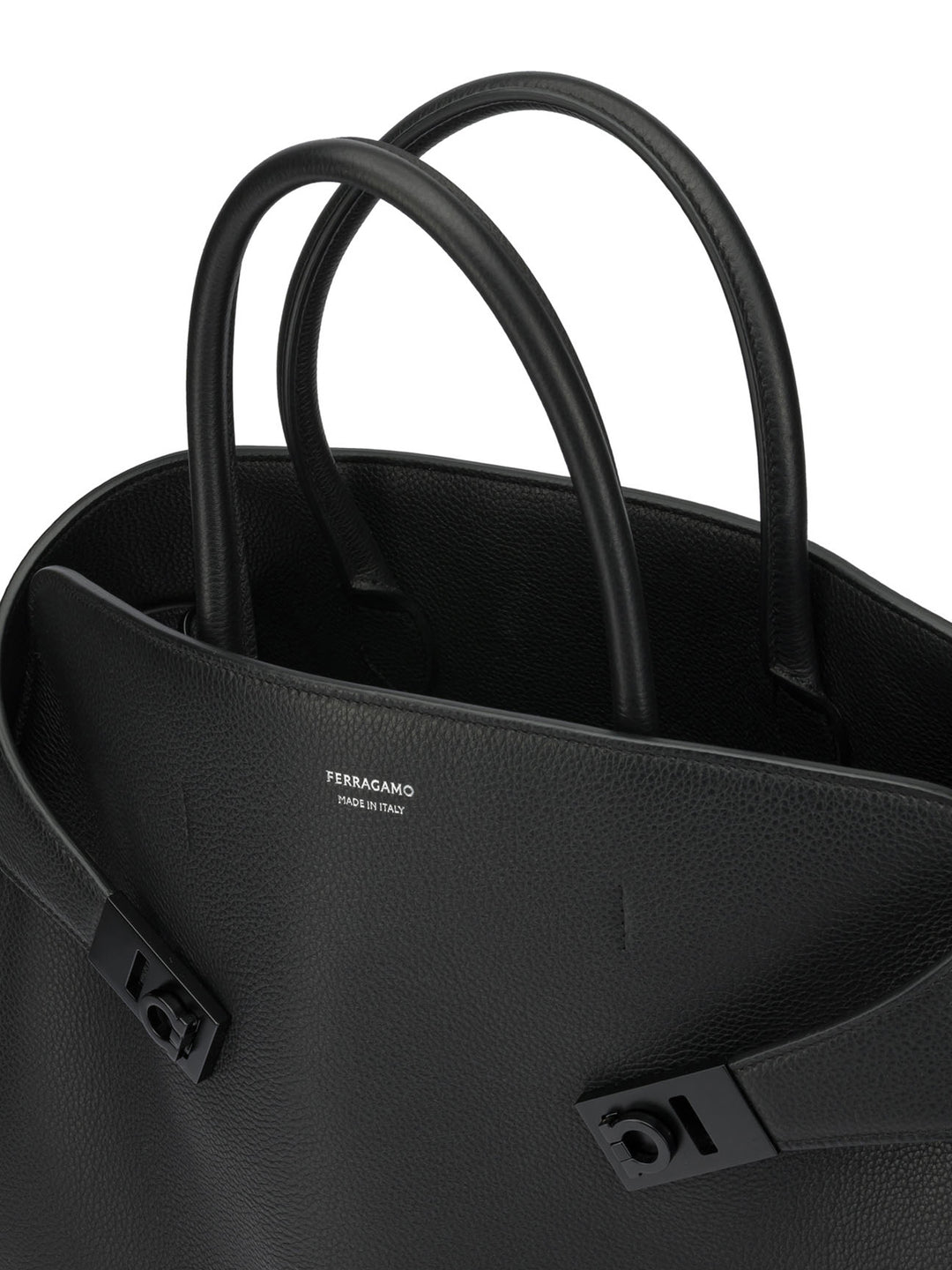 Ferragamo Hug Handbags Black