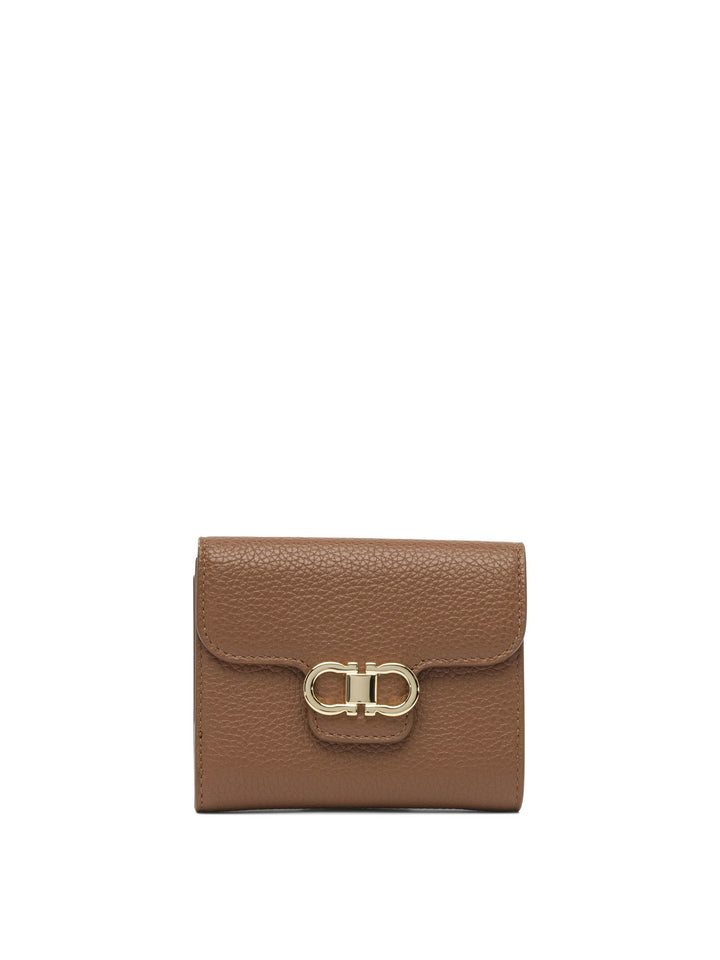 Ferragamo Gancini Wallets & Card holders - Brown | 7844e8aa7f41cbdf74f1c92ecc7a26a3ed85b4bb