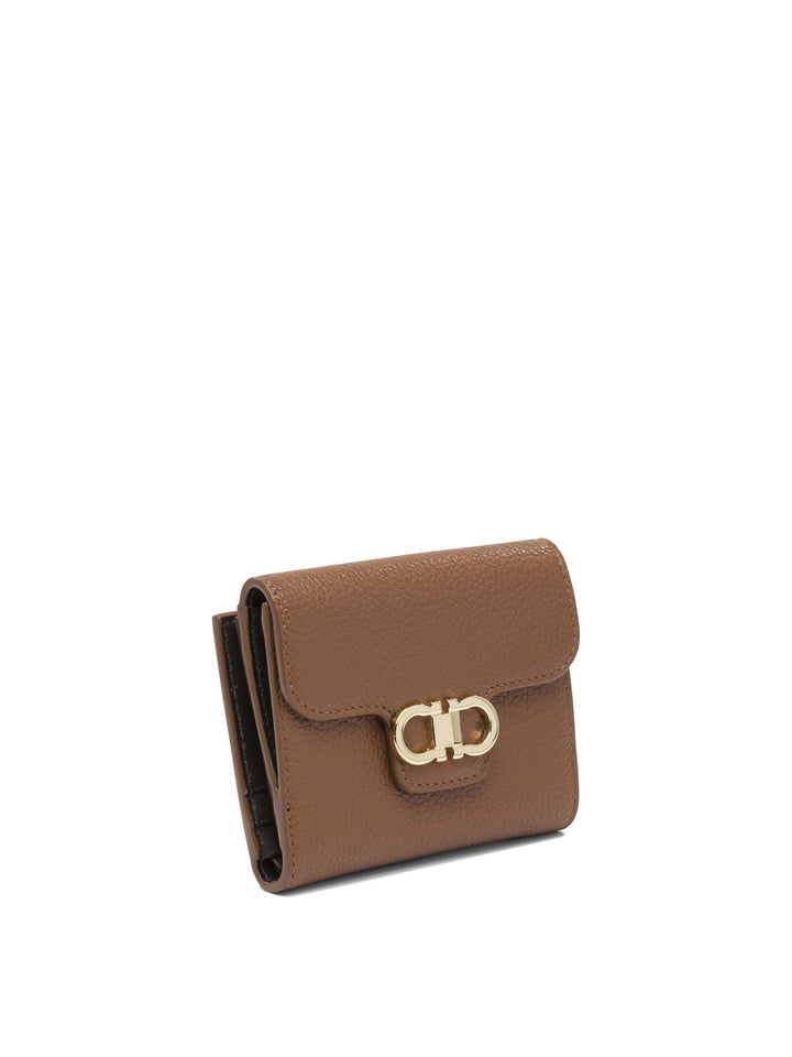 Ferragamo Gancini Wallets & Card holders - Brown | 0edc06fbf9aea2388575e9e9af9ee1d9c3616f8a