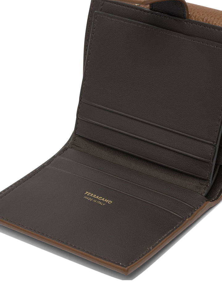 Ferragamo Gancini Wallets & Card holders - Brown | 46b579dae033cf62fa285dfd859107f2a49916ea