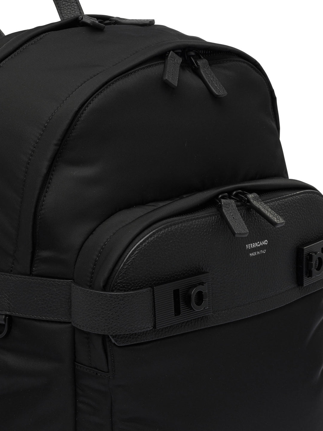 Ferragamo Gancini Backpacks & Travels - Black | aeeba46c166e3052eb1b8ed0850b55b58603a96d