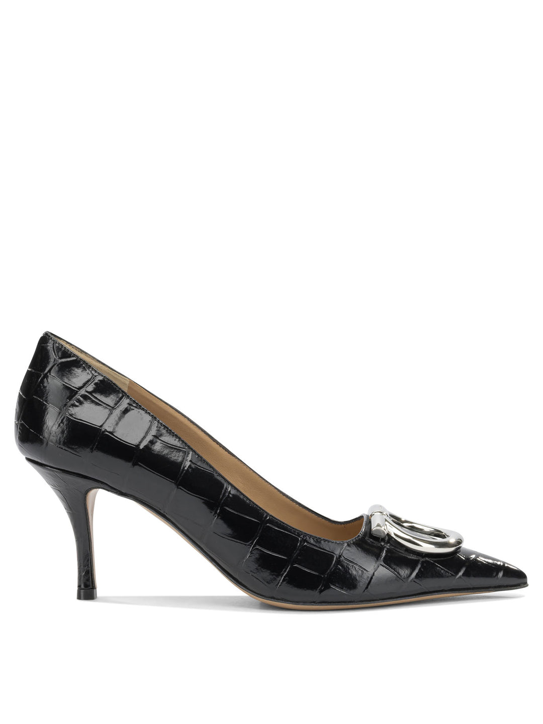 Ferragamo Maxi Gancini 70mm Heeled shoes - Black | 29640c556892f43a8ca426d31aa1c45391df9118