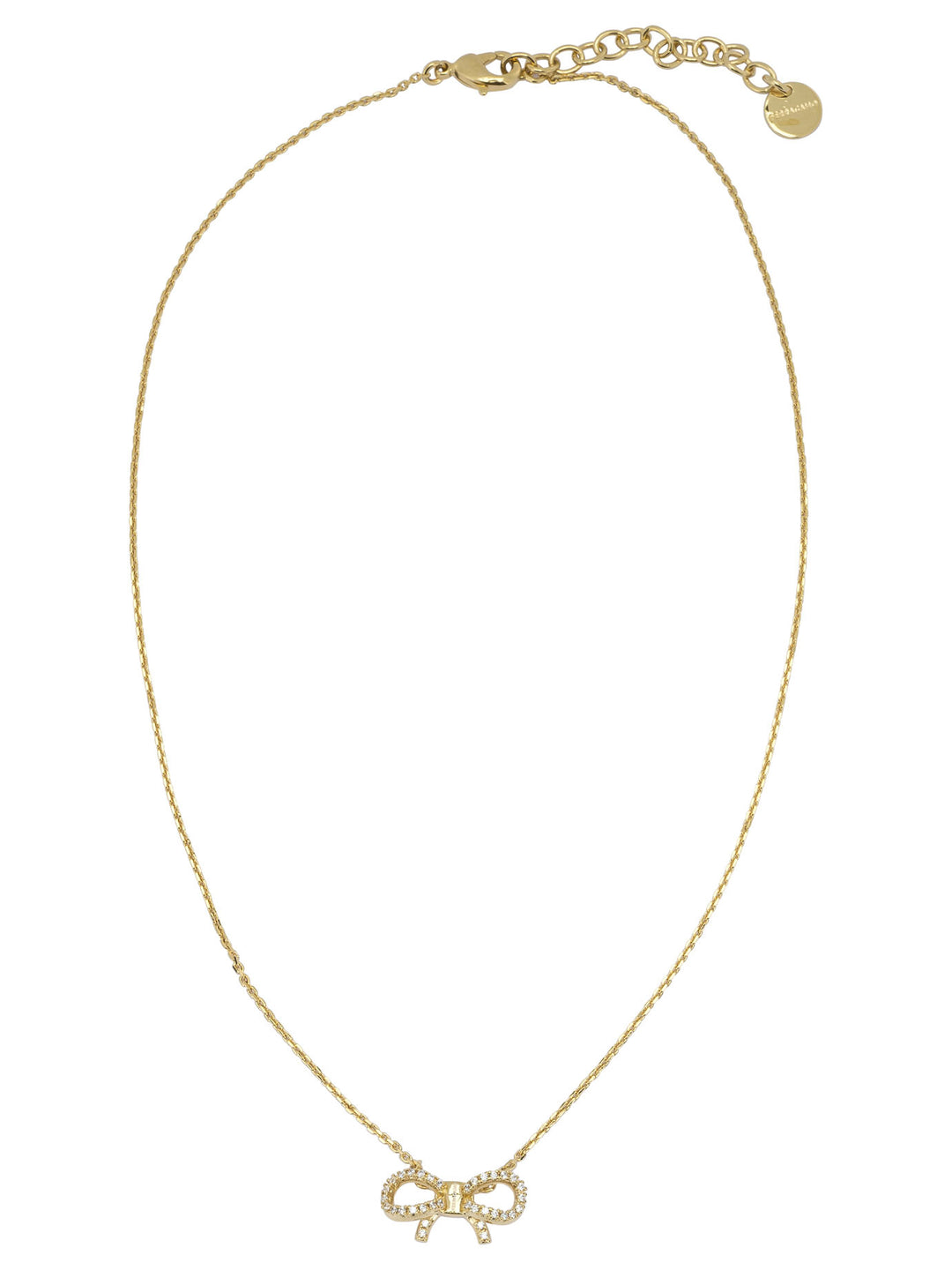Ferragamo Necklace With Bow Pendant Jewels - Gold | 201d026fc9a47fb811db3b034d6a34e86109d0ad