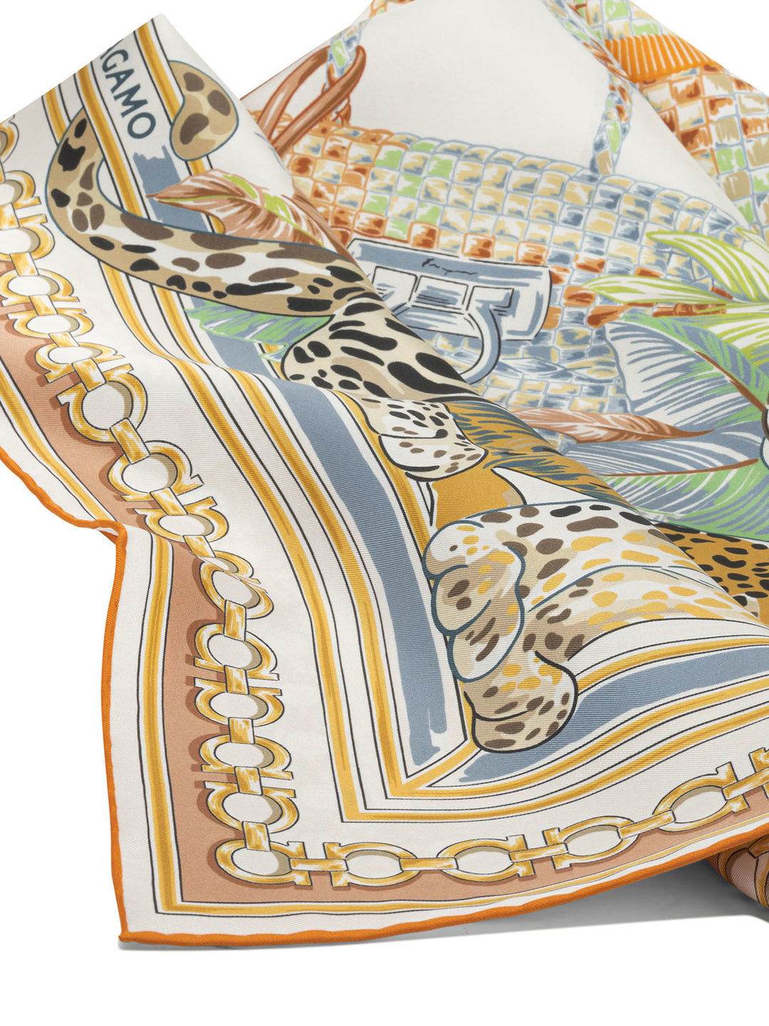 Ferragamo Feline Sciarpe & Foulard - Orange | a9b5fcb223afa9883b9f975432094d747160c41c