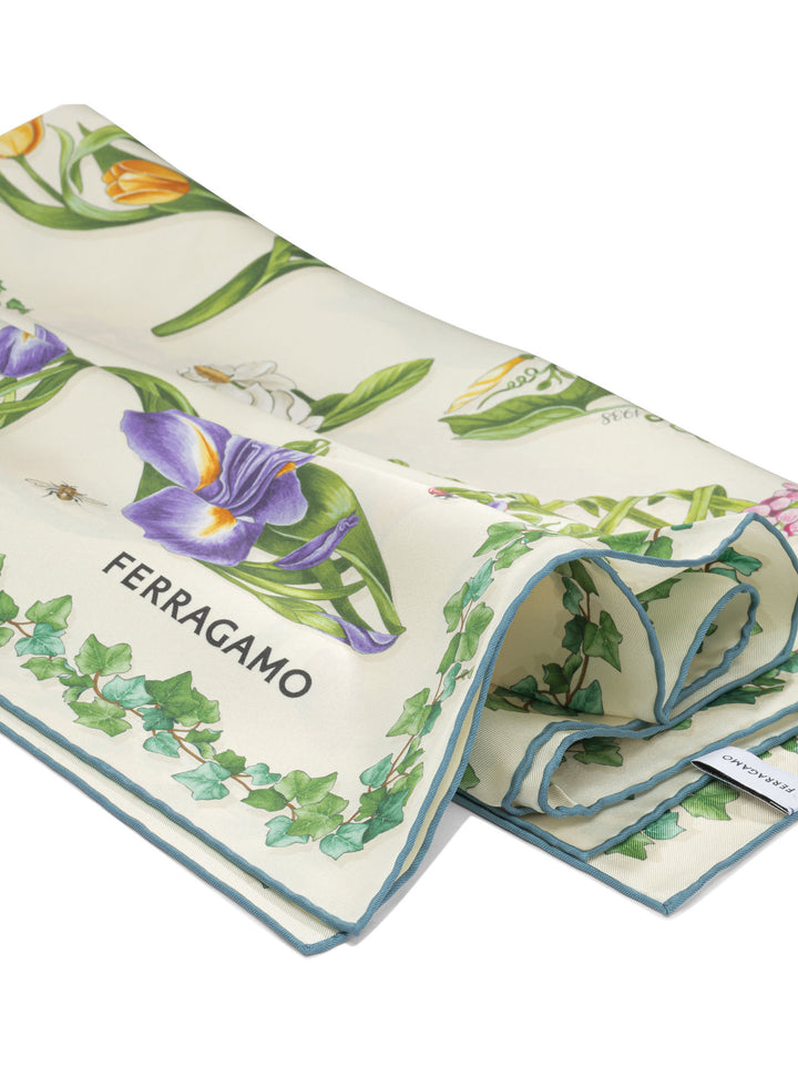 Ferragamo Eden Shoes Sciarpe & Foulard - White | b4b5f5635a5529e419bd34a788d0eb36619df20d