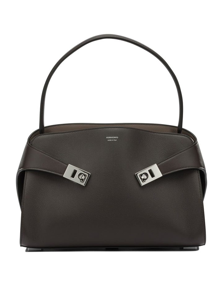 Ferragamo Hug Soft Handbags - Brown | 4f59e3633924e9874309408cd0828276e3dae52a