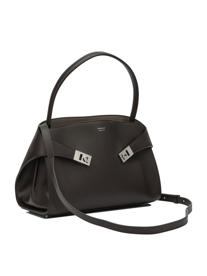 Ferragamo Hug Soft Handbags - Brown | f75a19ad48650a968d61d46331bb6e4a7e41c1e2