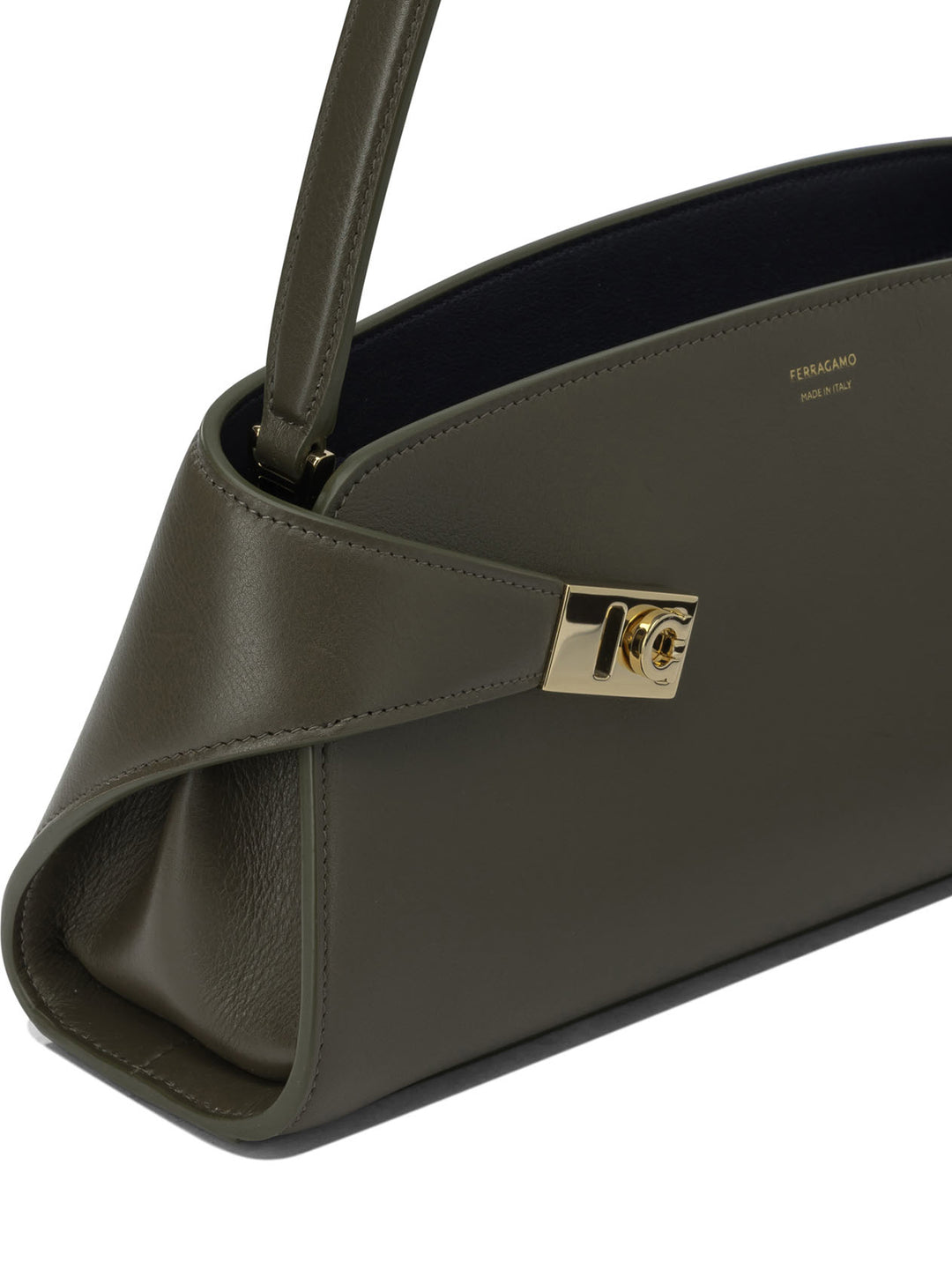 Ferragamo Hug East-West Shoulder Bags - Green | 5a00f0e49dfc965e82a4091a7297cbbf0e286df7