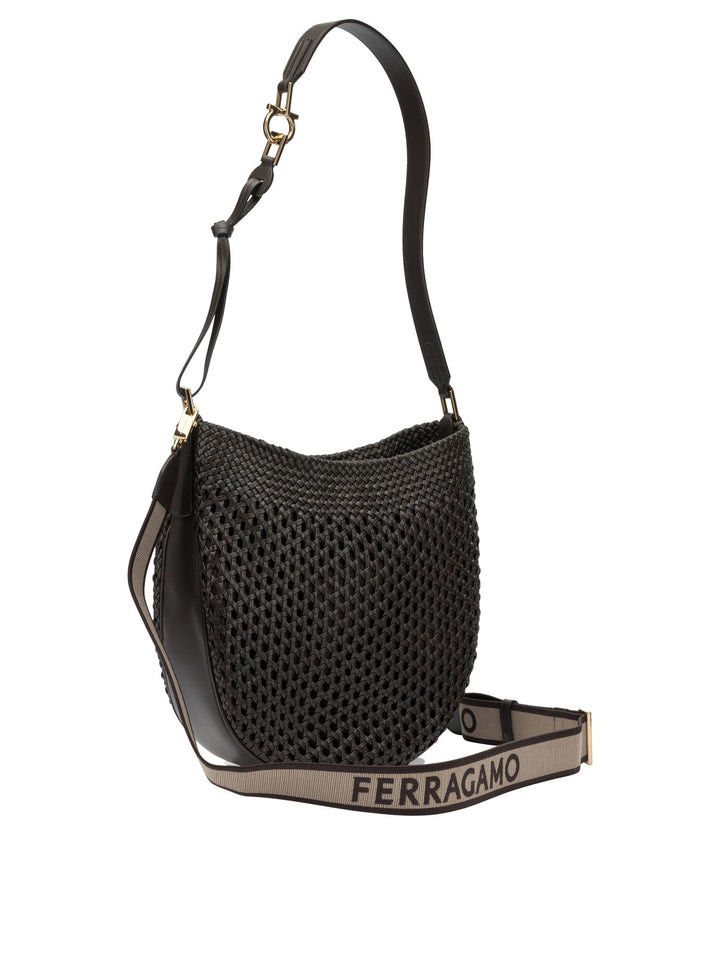 Ferragamo Hobo Smile Shoulder Bags - Brown | a4b3ec5d4b0523d0fc4e49386e49237417b52cbb