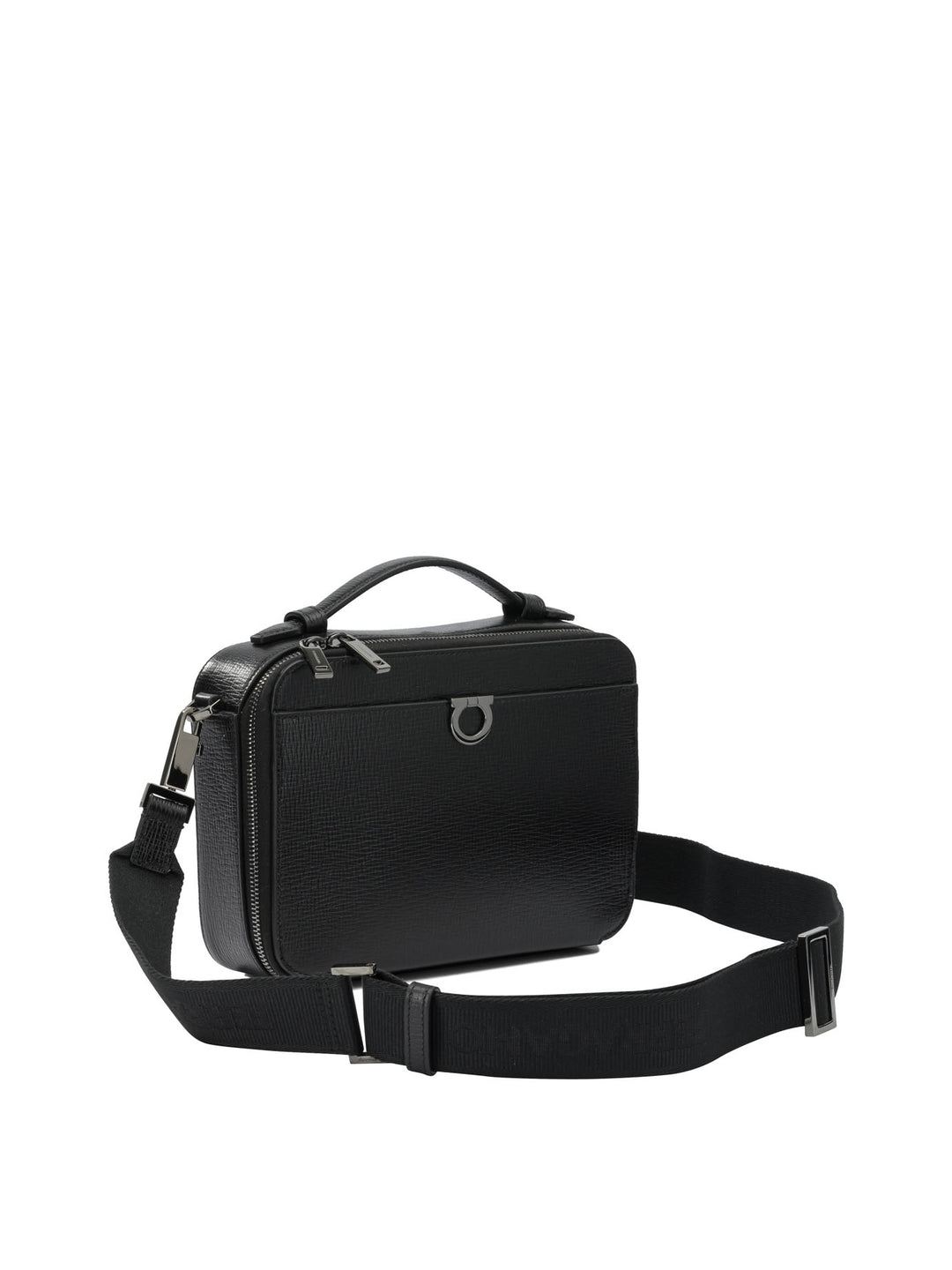 Ferragamo Gancini Crossbody Bags - Black | 4d4552e91e75e2c632e79531ecc221df648e2a3a