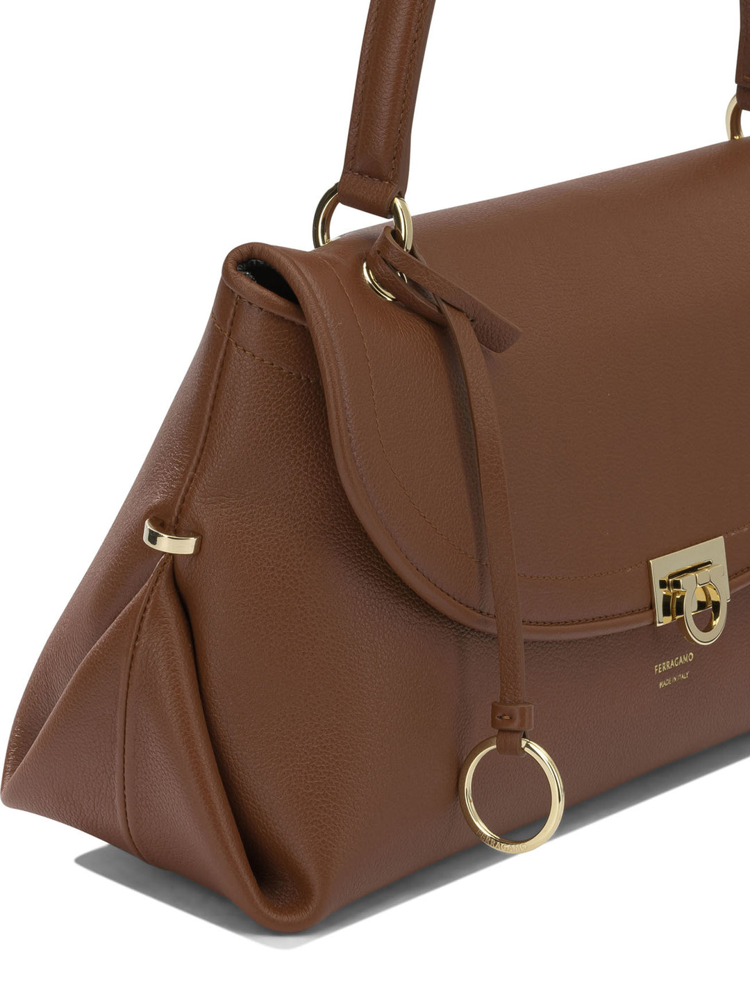 Ferragamo Gancini Shoulder Bags - Brown | 220b24248fe592d89bfd4b5f07d3c061e312bf82