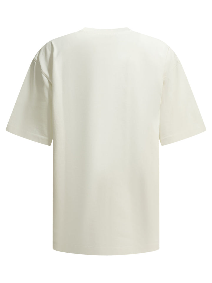 Ganni Qixi T-shirts - White | 24905ded9c696f519665269dc47017f423f0bb19