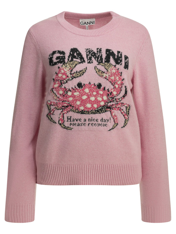 Crab Knitwear Pink