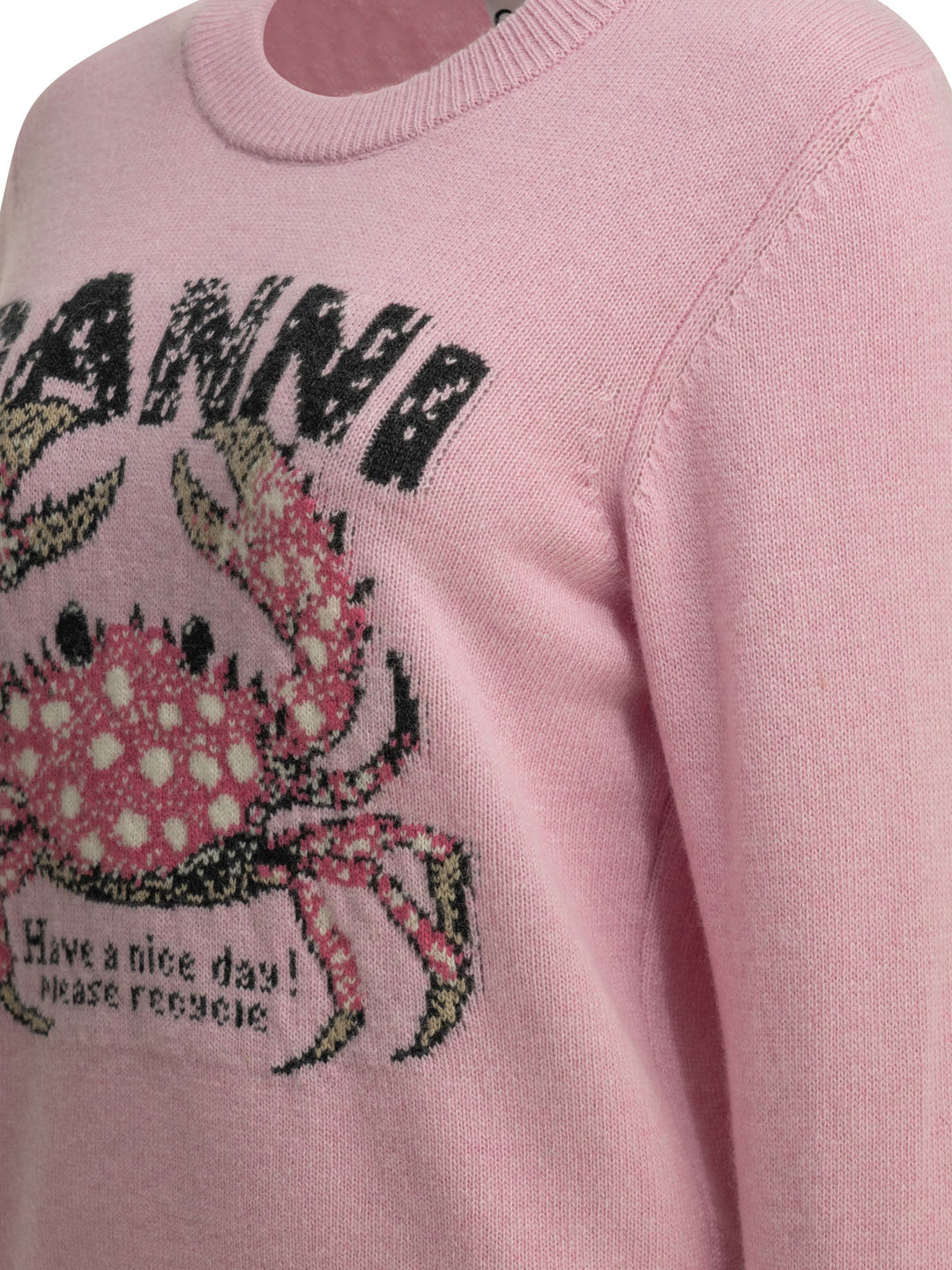 Ganni Crab Knitwear - Pink | 0cc0d5d7b22046e7301c0780fb7f137b72df2fbe