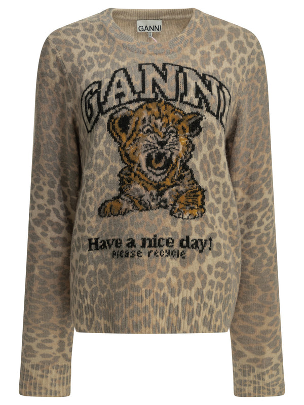 Tiger Knitwear Brown