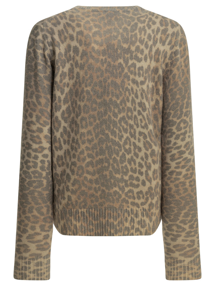 Ganni Tiger Knitwear - Brown | 51677e003a562bcbc493f007704a6099dea6e02c