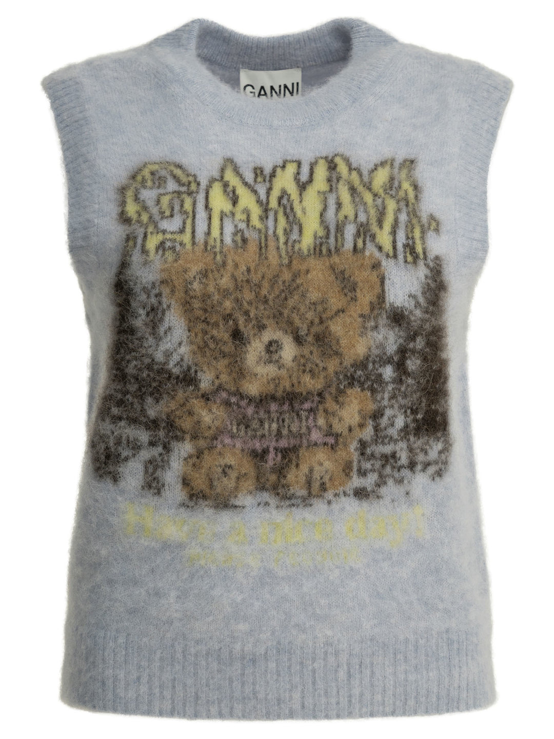 Ganni Teddy Knitwear - Purple | 4c40e933320ad53172db8332b93d225fed076fb0