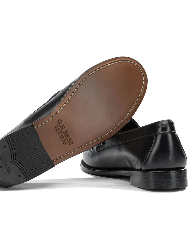 G.H. Bass & Co. Weejuns Penny Weave Loafers & Slippers - Black | 1c522b7275fdd1688d99dbad8b0eecafcfbef307