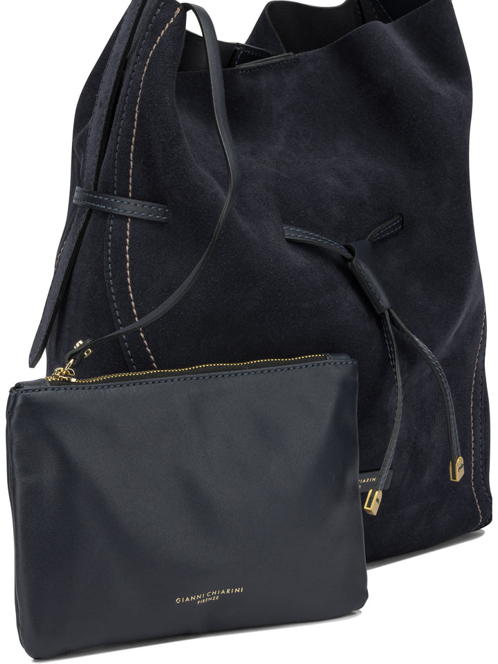 Gianni Chiarini  Shoulder Bags - Blue | 0189a1aafb029bc2b39cc677cfa54a0f39b51242