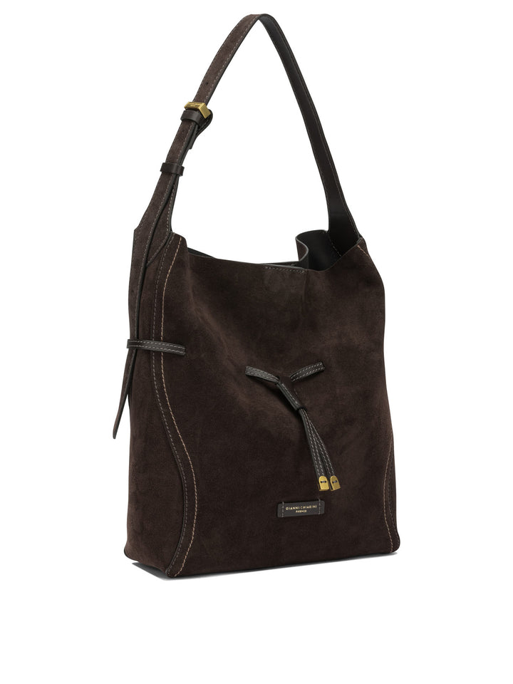 Gianni Chiarini  Shoulder Bags - Brown | 4980c95fe642b00c34901f3f6e168e94feaf8613